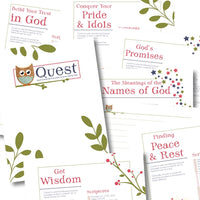 Quest Complete {Quiet Unmatched Enjoyable Scripture Writing Time}